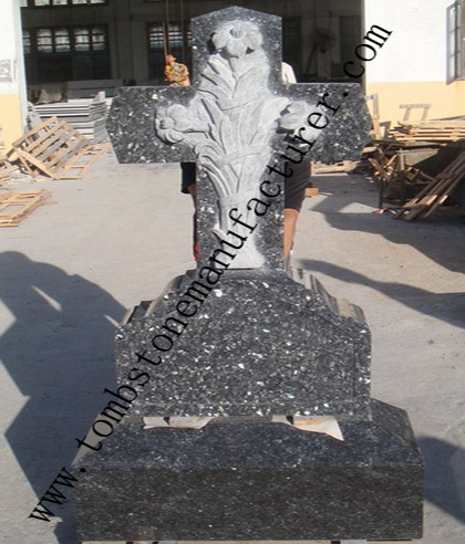cross lily headstone1 - Click Image to Close